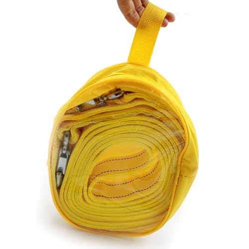 Heavy Duty Tow Strap with Safety Hooks