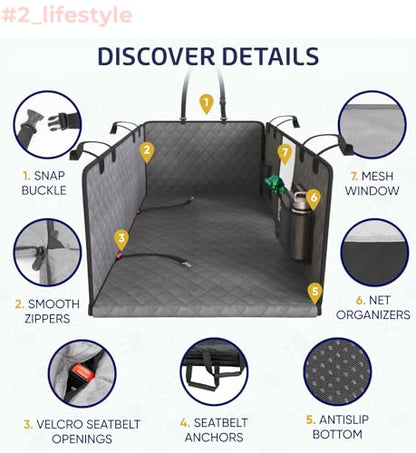 Extended Back CAR SEAT Cover