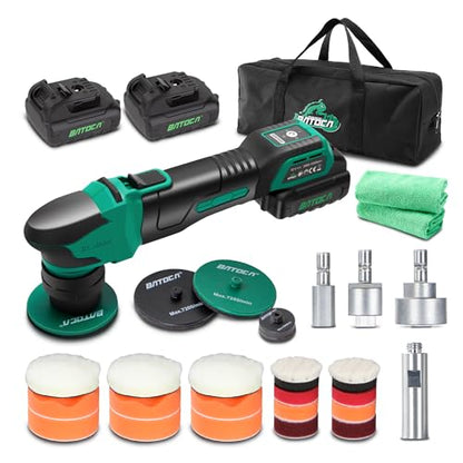 S4 Brushless RO&DA Car Buffer Polisher Headlight Restoration Kit