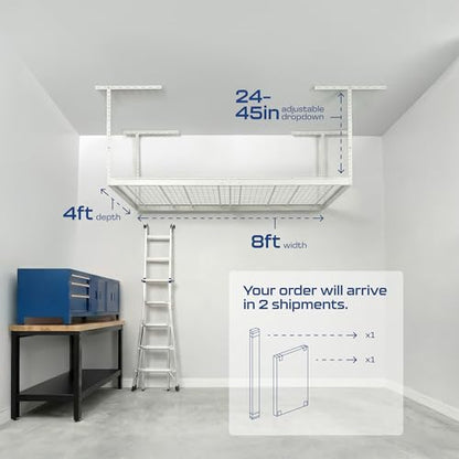 MonsterRax 4x8 Overhead Garage Storage Rack