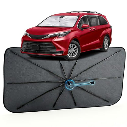 Car Windshield Sun Shade Umbrella for Toyota Sienna 2021