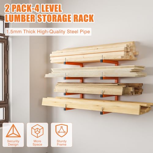 2 Pack Lumber Storage Rack (2 Count)