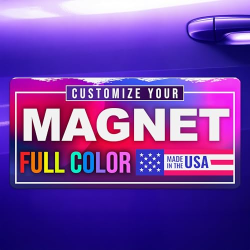 12"x24" Custom Magnet Signs in Full Color for Business and Advertising