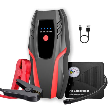 12v Auto Jump Starter Pack with Air Compressor