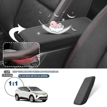 Armrest Console Cover Compatible with 2027 Chevy Bolt Center Console Cover Armrest Pad