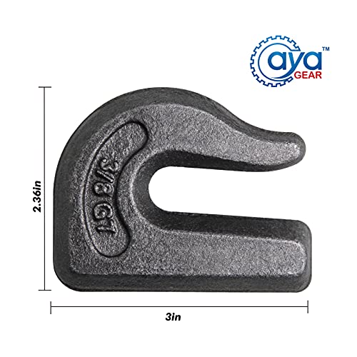 Weld on Grab Chain Hook 3 (6 Count)