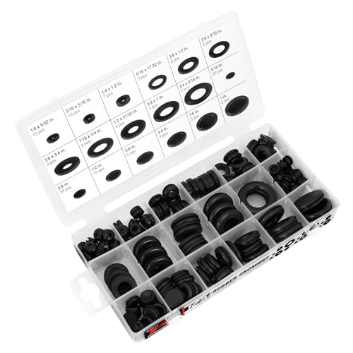 W5214 125 Piece Rubber Grommet Assortment Kit