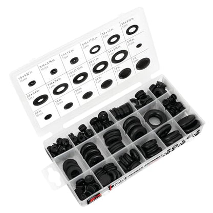 W5214 125 Piece Rubber Grommet Assortment Kit