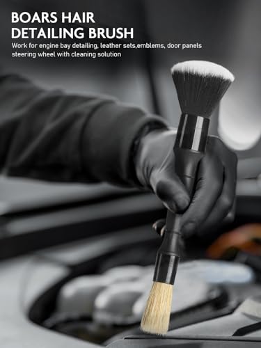 9PCS Car Detailing Brush Set