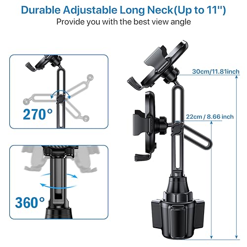 2025 Latest Upgraded] Universal Cup Phone Holder for Car