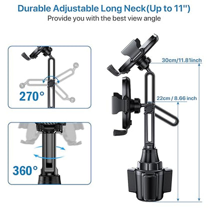 2025 Latest Upgraded] Universal Cup Phone Holder for Car