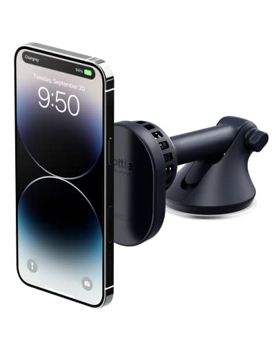 Velox Pro MagSafe Compatible Dash & Windshield Car Mount with Wireless Charging & CryoFlow™ Cooling Compatible with MagSafe Phones Including iPhone 12