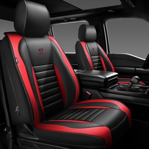 Nappa Leather Car Seat Covers Front Seats