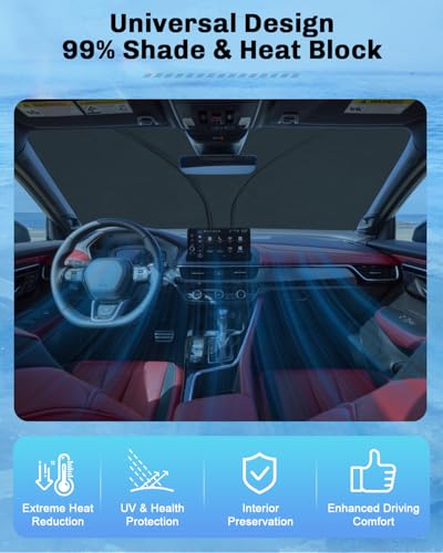 for 2025 2026 Acura ADX Windshield Sunshade for 2025 2026 Acura ADX Accessories 2025 2026 ADX Sunshade Foldable Sun Shield Sun Shade Block UV Rays