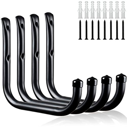 Wall Hooks for Garage Garden (4 Count)