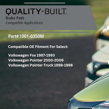 Front Semi Metallic Brake Pads