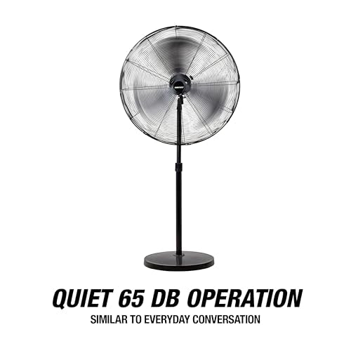 30 Inch Oscillating Pedestal Fan 7800 CFM with Adjustable Height