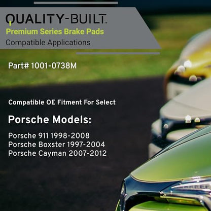 Rear Semi Metallic Brake Pads