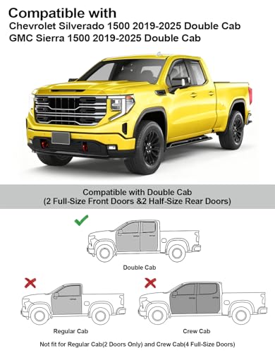 Window Visors Rain Guards for 2019 (4 Count)