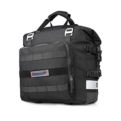 Motorcycle Saddlebag Waterproof Motor Luggage Pack Quick Release Motorbike Side Bag 20L Fits Most Adventure and Sports Bike Motorcycle Racks