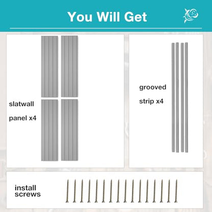Slatwall Panel Wall Storage Systems
