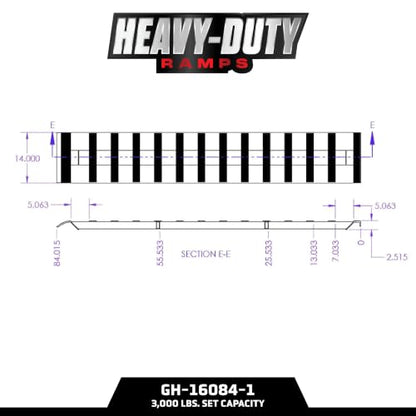 Heavy Duty Aluminum Loading Ramps (2 Count)