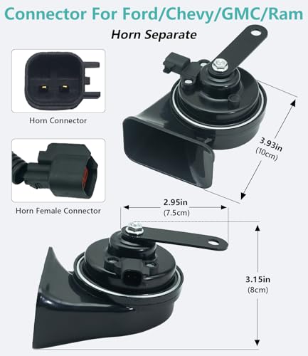 126dB Dual Tone Car Horn Kit