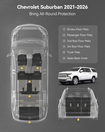 Floor Mats for Chevy Suburban