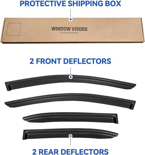 Window Visors Rain Guards for 2019