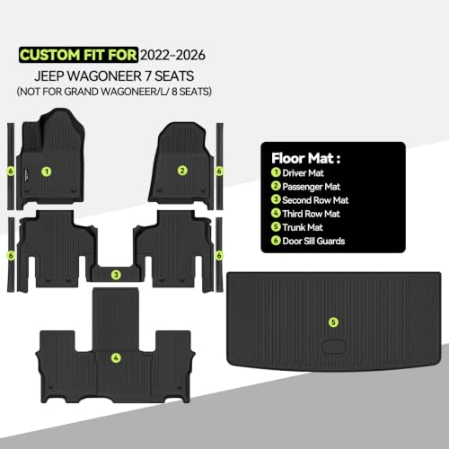 All Weather TPE Floor Mat Set for 2022