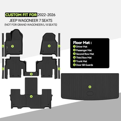 All Weather TPE Floor Mat Set for 2022