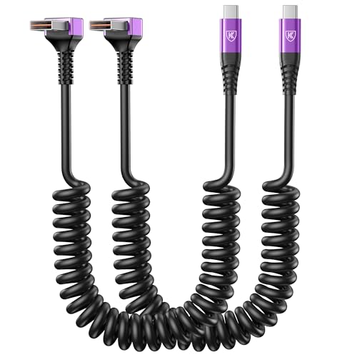 USB A to USB C Cable 90 Degree (2 Count)