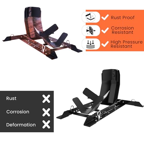 Universal Wheel Chock for Motorcycle Stand for Trailer Completely Adjustable Detachable Foldable Wheel Chock