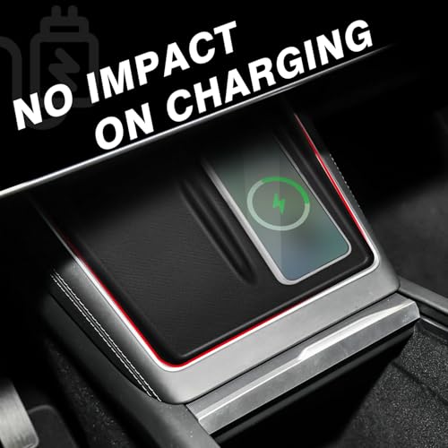 Armrest Cover & Charging Mat for 2026 2025 Model Y Juniper