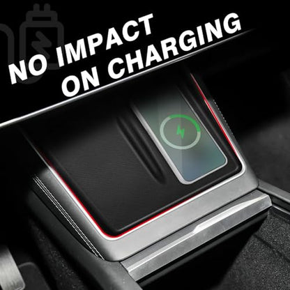 Armrest Cover & Charging Mat for 2026 2025 Model Y Juniper