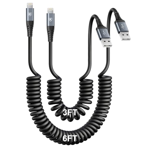 iPhone Charger Cable for Car [3FT+6FT] (2 Count)
