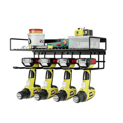 Power Tool Organizer Heavy Duty Wall Mount Drill Tools Holder