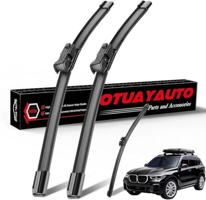 Windshield Wiper Blades Replacement for BMW X5 2019 (3 Count)