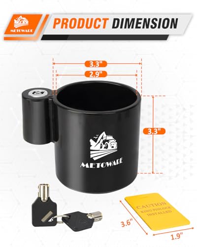 5th Wheel King Pin Lock for RVs & Semi Trailers