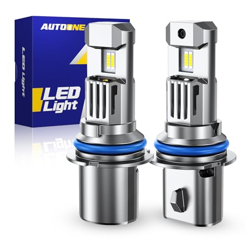 9007 HB5 LED Bulb Hi Lo 50000LM for Automotive Halogen 9007 Light (2 Count)