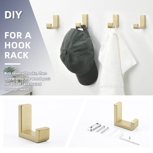 Brushed Gold Towel Hook