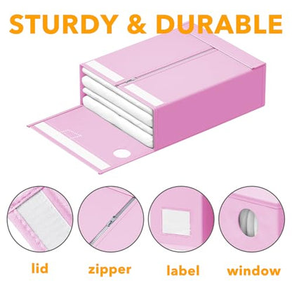 9 Pack Bed Sheet Organizers and Storage (9 Count)