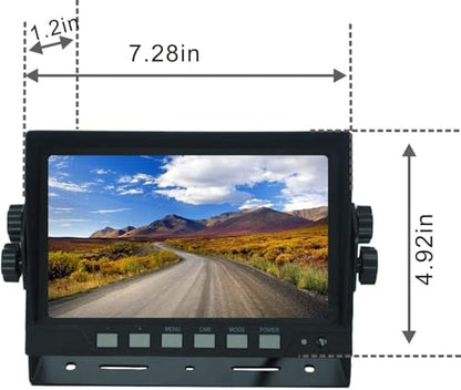 AHD 1080P Wired Reverse Rear View Backup Camera System