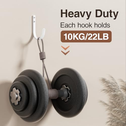 22LB Wall Hooks for Hanging Towel (20 Count)