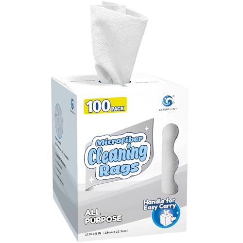 Microfiber Cleaning Cloth 100 Pack (100 Count)