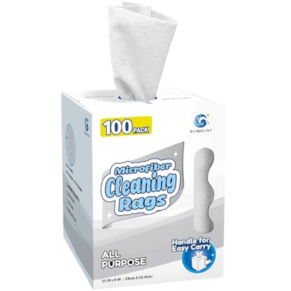 Microfiber Cleaning Cloth 100 Pack (100 Count)