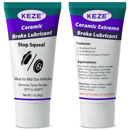 Brake Caliper Grease High Temp Ceramic Brake Lubricant Anti Squeal