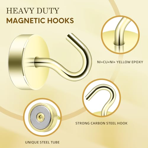 Magnetic Hooks Steel Tube Design for Cruise (10 Count)
