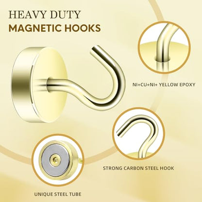 Magnetic Hooks Steel Tube Design for Cruise (10 Count)