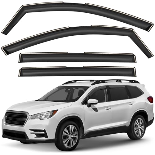 Window Deflectors Smoke Tinted in (4 Count)